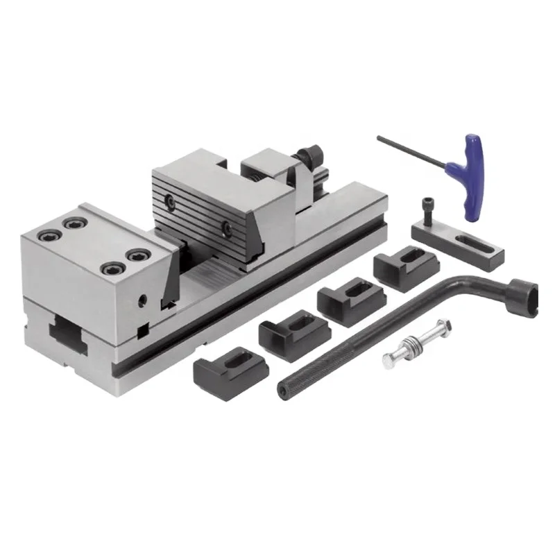 GT Precision Super Modular vise with Thread Hole for Soft Jaw Assembly