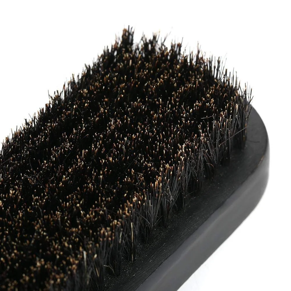 custom logo wholesale mens black Beech growth beard brush product