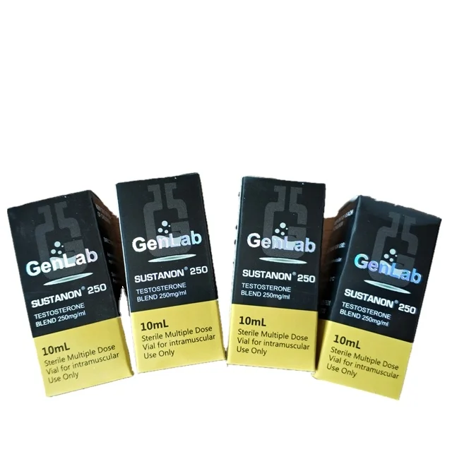 Free design custom printing with holographic logo Gen Pharma labs steroid 10ml vial box label and vial paper sticker