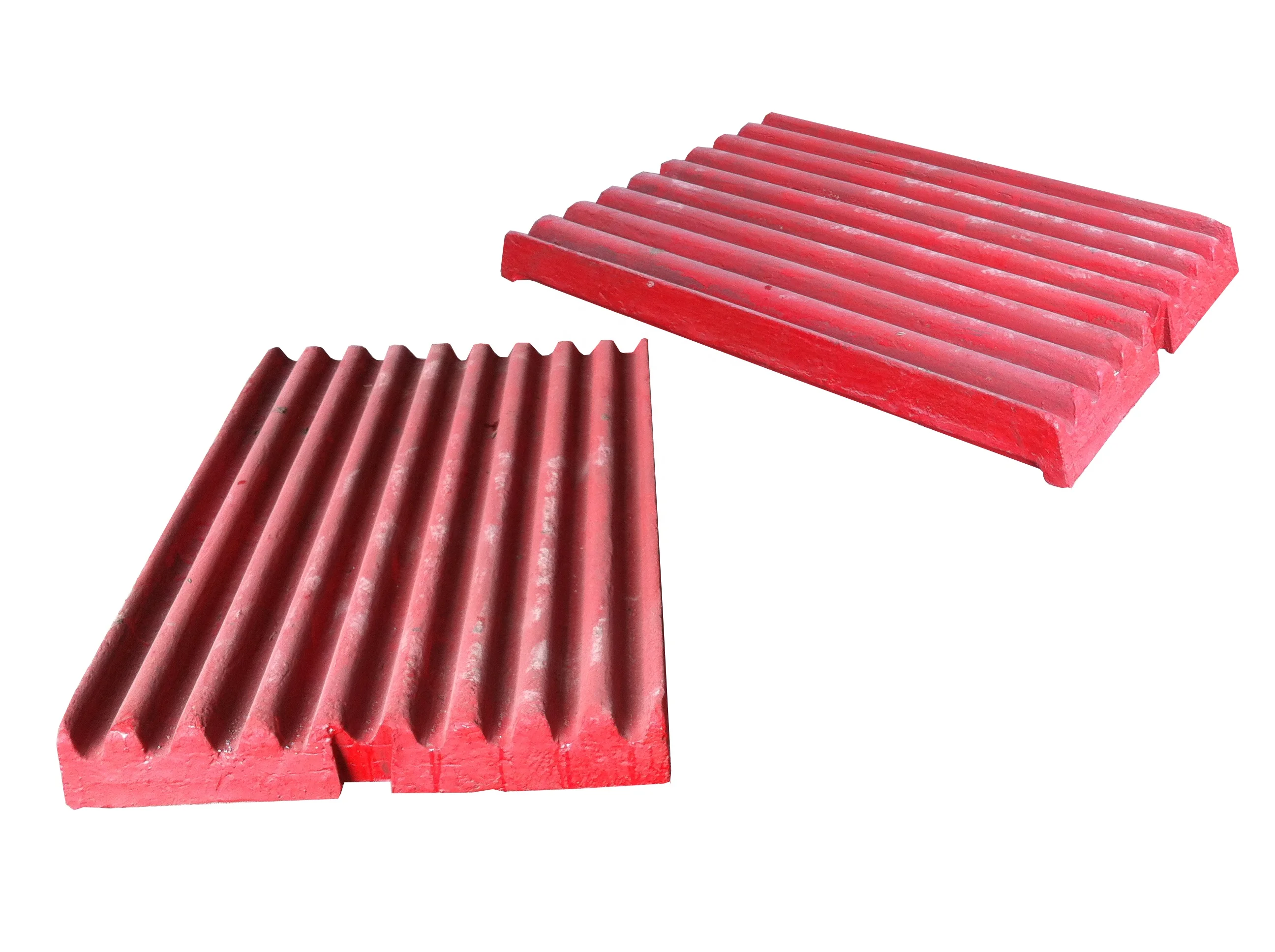 OEM Supply High Manganese Steel Crusher Fixed Jaw Plates Liner Crusher Wear Parts Tooth Plate