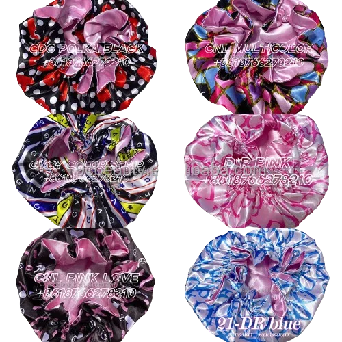 35 Luxury patterns Wholesale famous brand designer silk baby bonnets