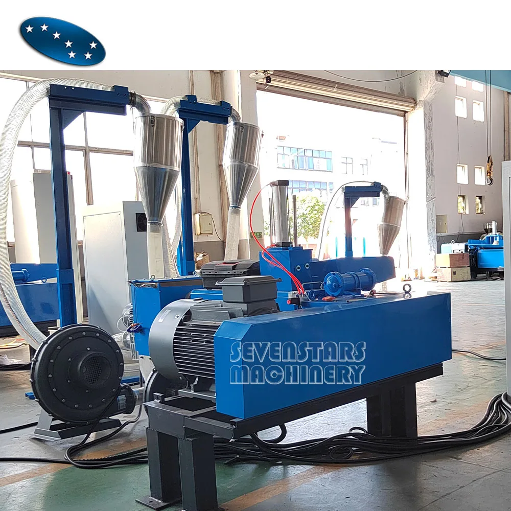 plastic pelletizing line  PE film pelletizing machine PE film plastic film recycling machine plastic recycling pelletizer