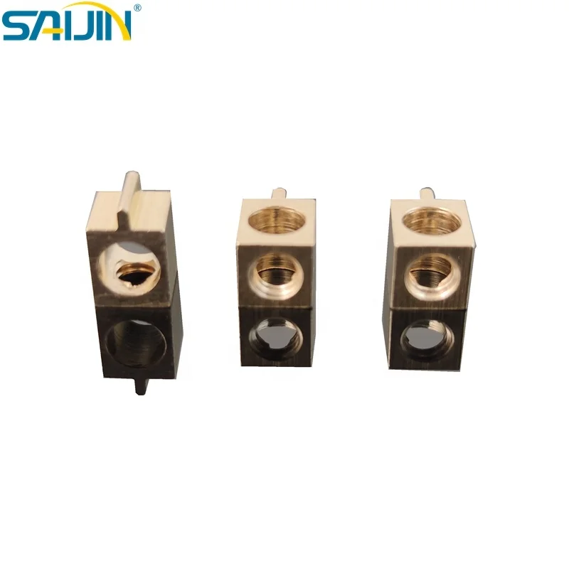 electric power screw terminal connector  brass block connector  PCB solider terminal  for switch socket