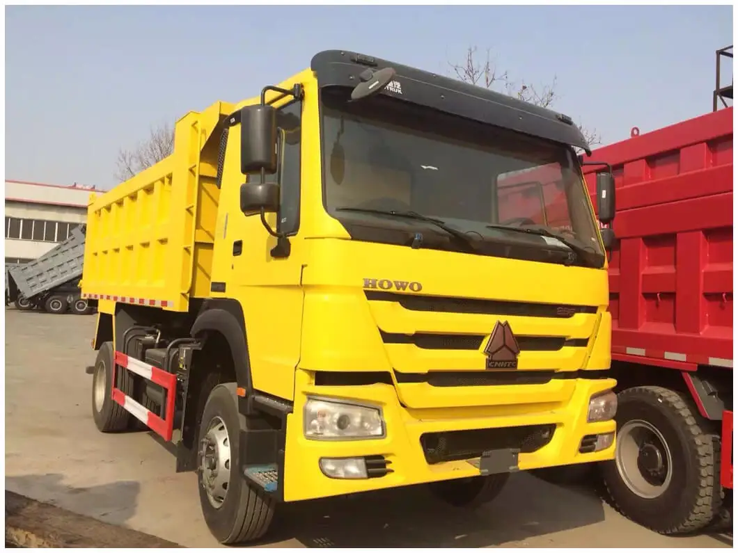 SINOTRUK HOWO 4x2 Single Row 266HP 290HP 6 cylinders LHD 10-25ton DUMP Truck TIPPER