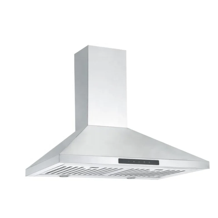 750mm wide 120V Range cooker hood tower type remote control extraction range hood