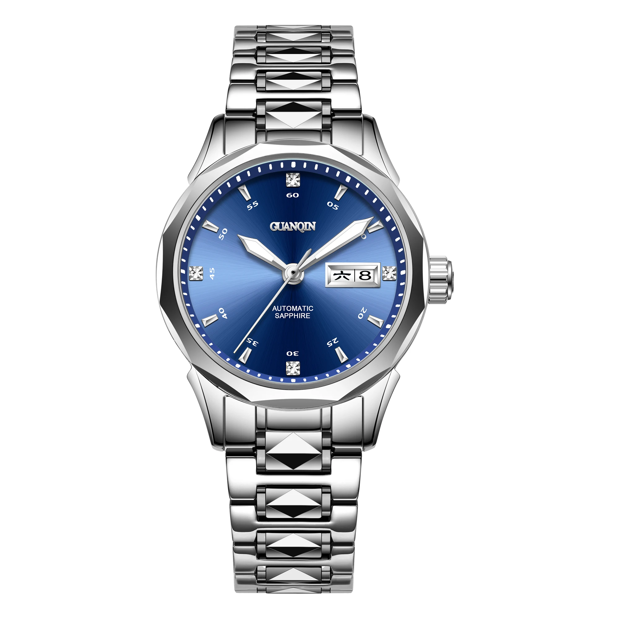 OEM женские автоматические часы Последние Механические Женские Подарочные сетчатые часы с ремешком