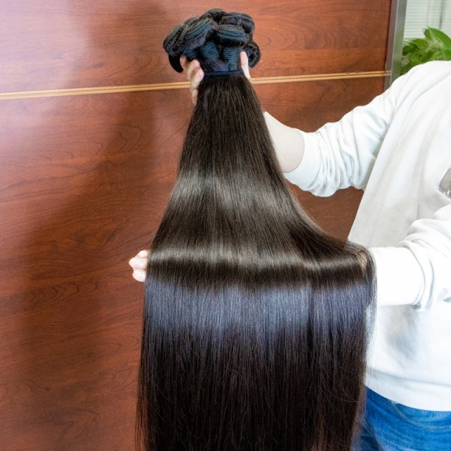 Liqueen оптовая продажа 100 необработанные человеческие волосы remy прямые класса 10a