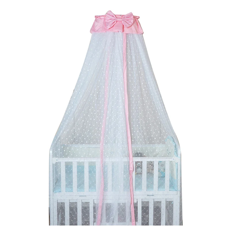 Baby Infant Bedding Mesh Crib Netting Summer Portable Baby Mosquito Insect Cradle Net Folding Baby Bed Crib Mosquito Net