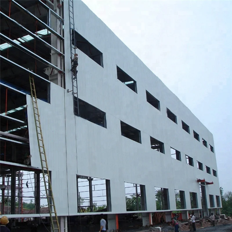High Quality Professional PU Sandwich Panel Steel Structure Workshop Factory Direct from China