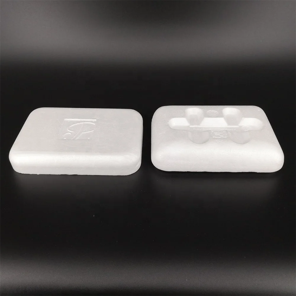 Small foam packages polystyrene white insulated EPS ice-cream tray EPS ice styrofoam box