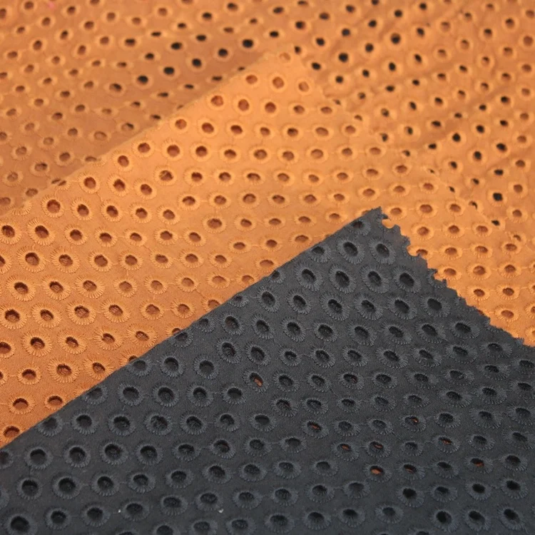 100% cotton Chicken embroidery lace fabric