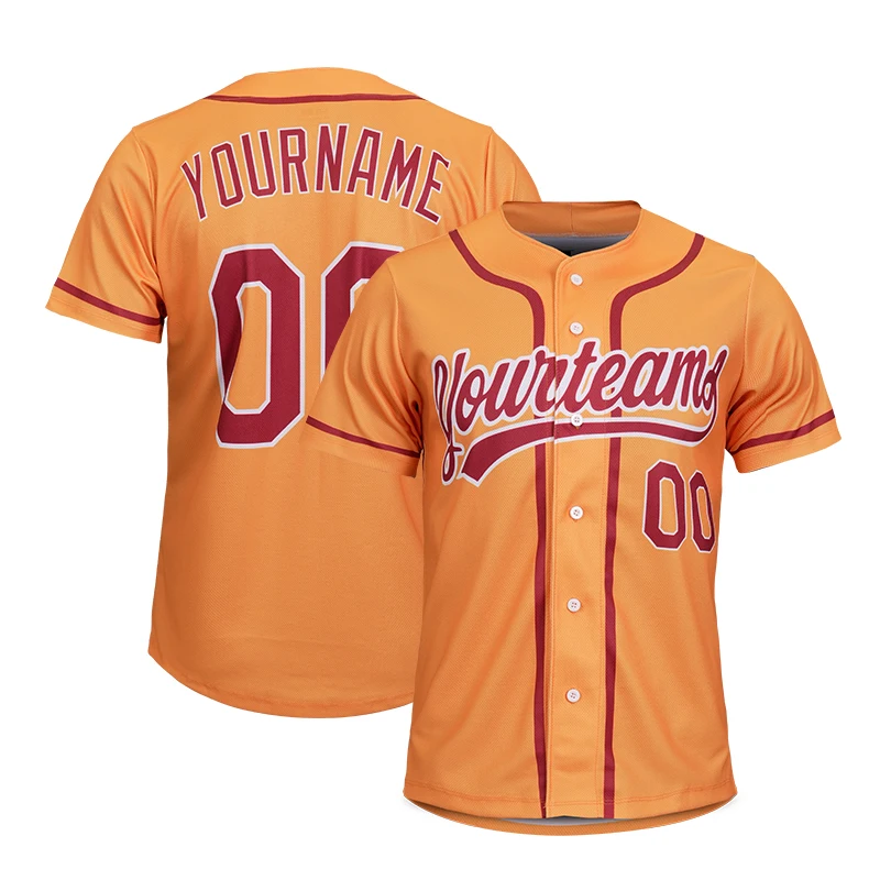 Oem Cheap Blank Fashion Baseball Jersey Style Shirt Wholesale Plain Baseball Jerseys Custom Your Team T-shirts