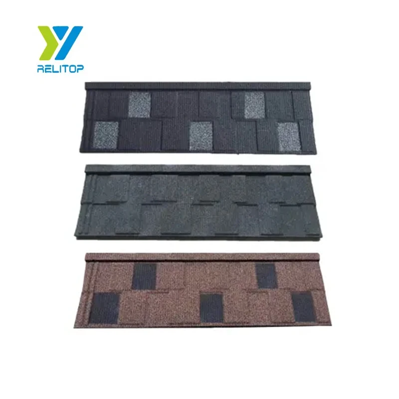 Building material metal roofing sheet design Stone coated roof tile Wood Shake Type roofing in Nigeria