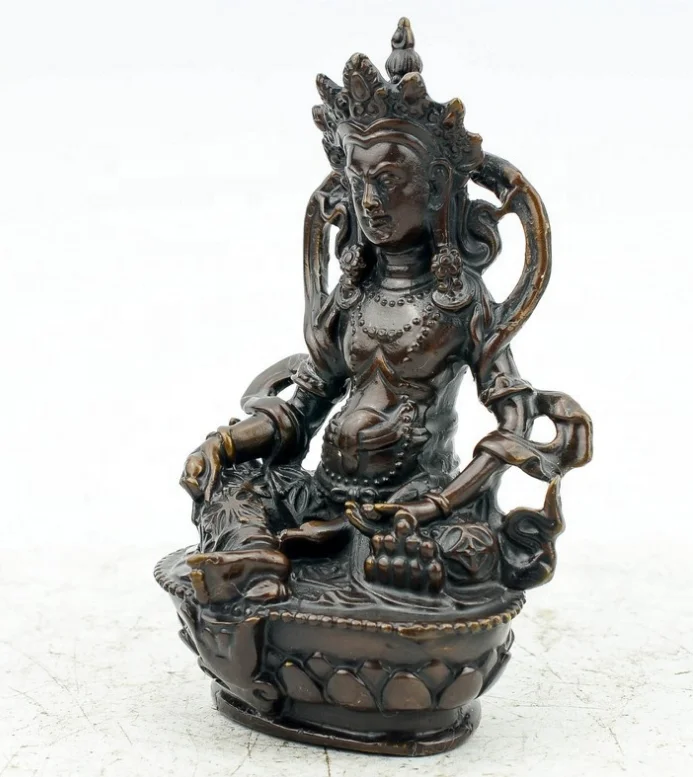 Amazon hot sales durable using low price copper decorations for home with unique handmade art and crafts of buddha statue