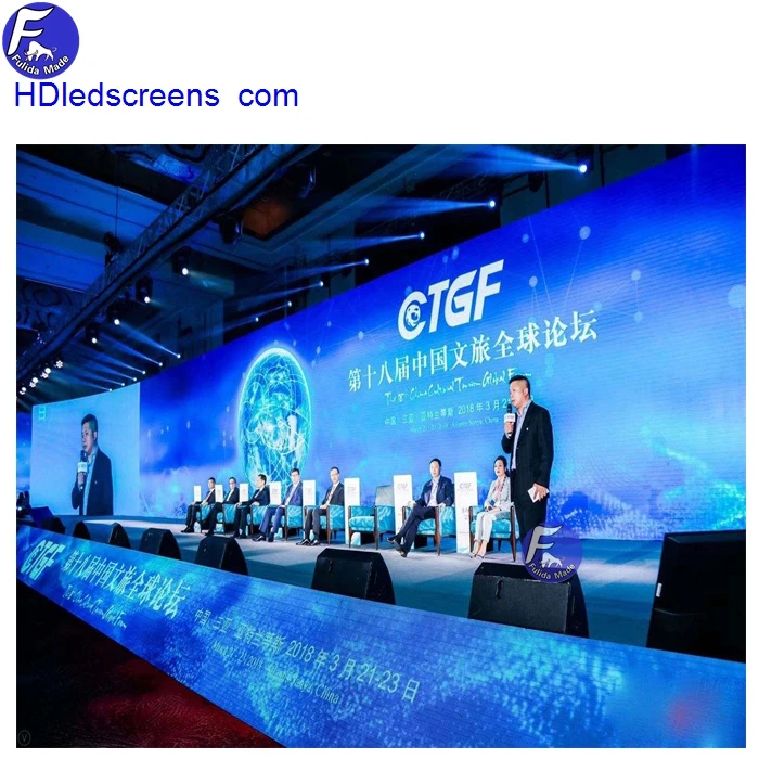 High quality P3.91 P4 full color led module rgb indoor outdoor led video wall events led screen