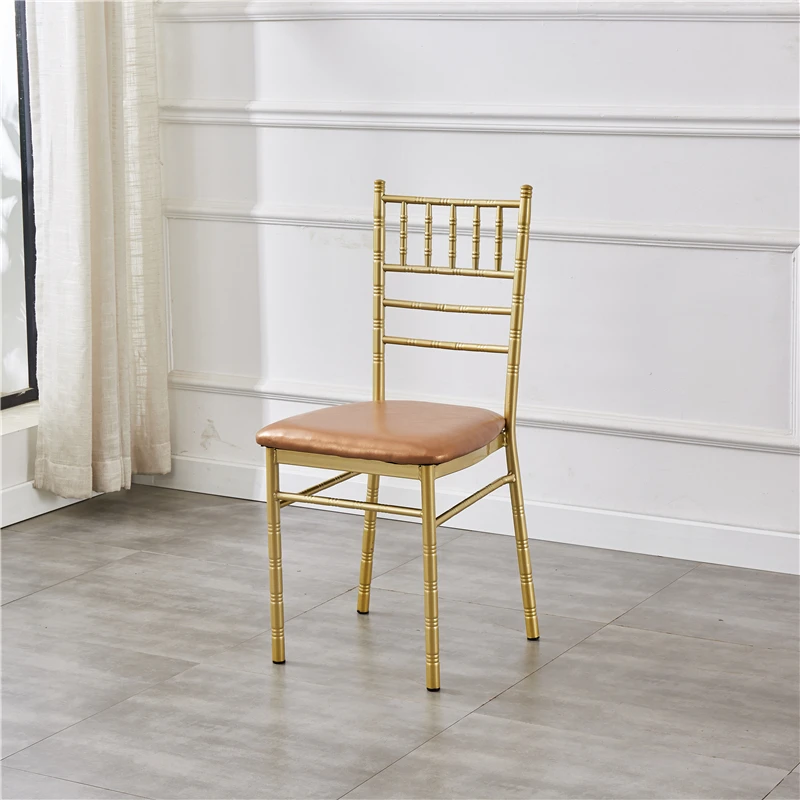 Wholesale gold sliver metal tiffany weddings event restaurant banquet hotel room chiavari chairs