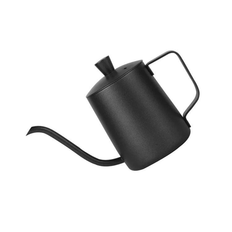 350ml Anti-scalding  Black Coating Thermos Arabic Tea Pot Gooseneck Coffee Pour Over Kettle