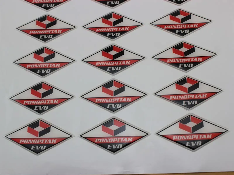 Factory offer Material magnets epoxy resin sticker sheet, christmas transparent sticker