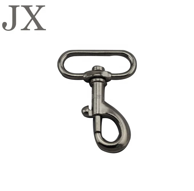 Wholesale high quality metal zinc alloy snap dog collar  hook clip for bag accessories