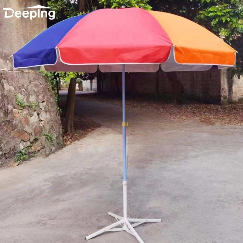 Glamping Commercial Outdoor Sun Umbrella Beach Lightweight White Parasol With Fringe