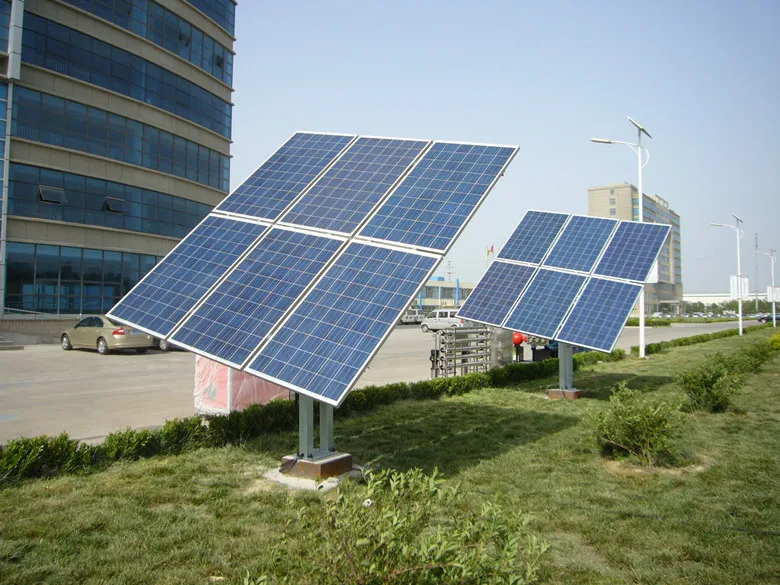 Dual Axis Solar Tracking System with easy installation for Improving Power Generation