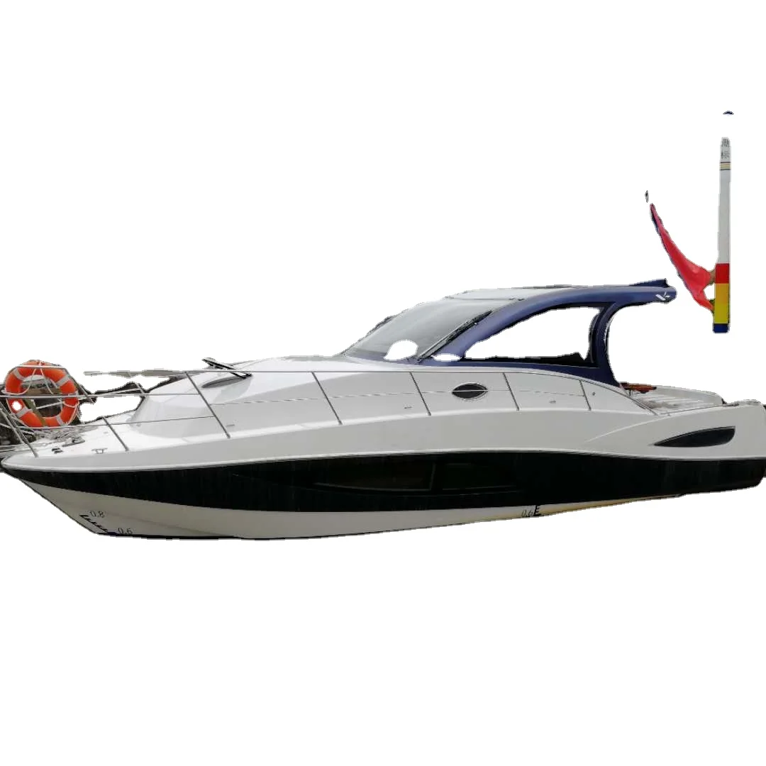 30ft fiberglass yacht Leisure fishing boat made in China