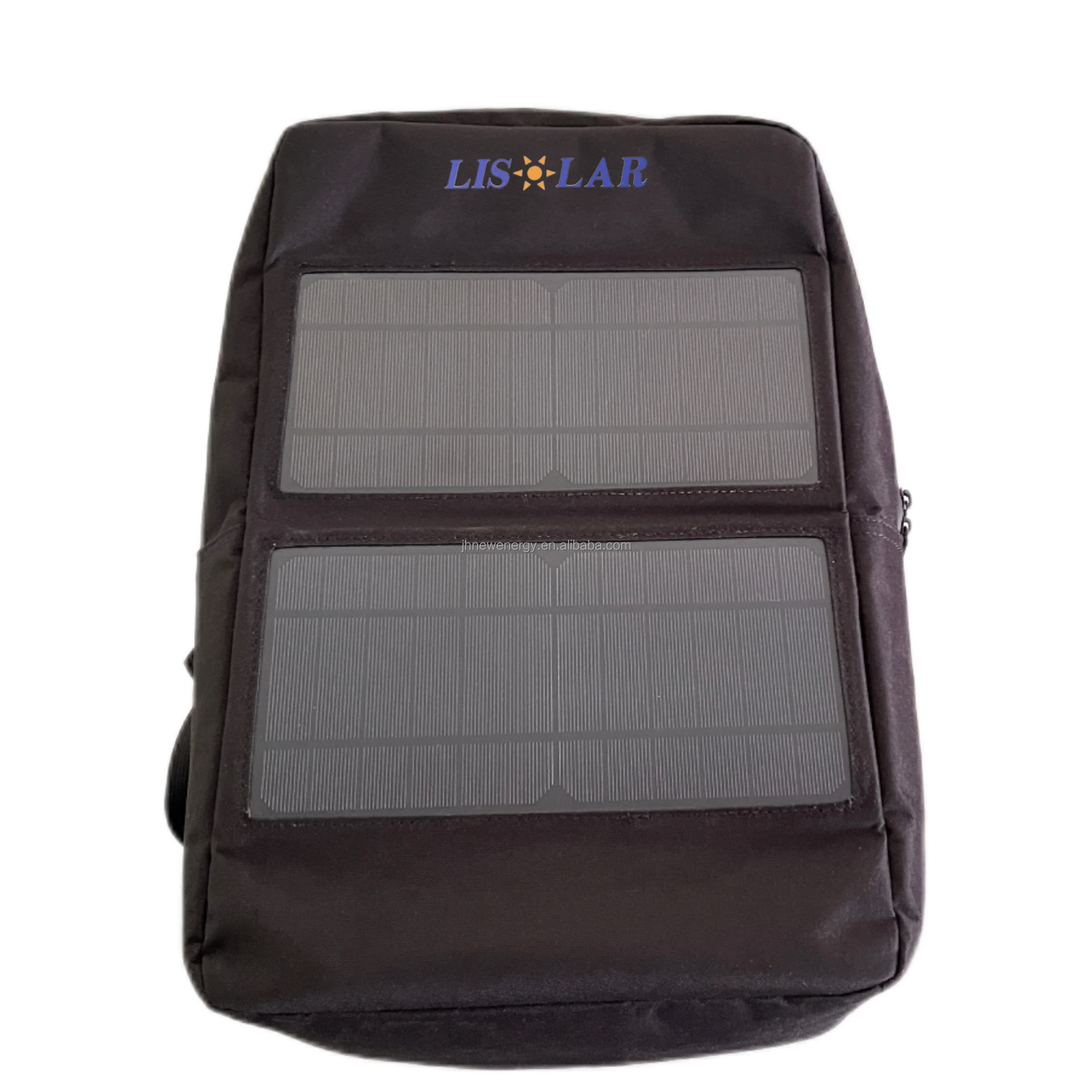 Good Price Good Quality Factory 60L Solar Backpacks 15W Solar Panels DUAL USB for phones, Laptops with  Water-resistant Zipper