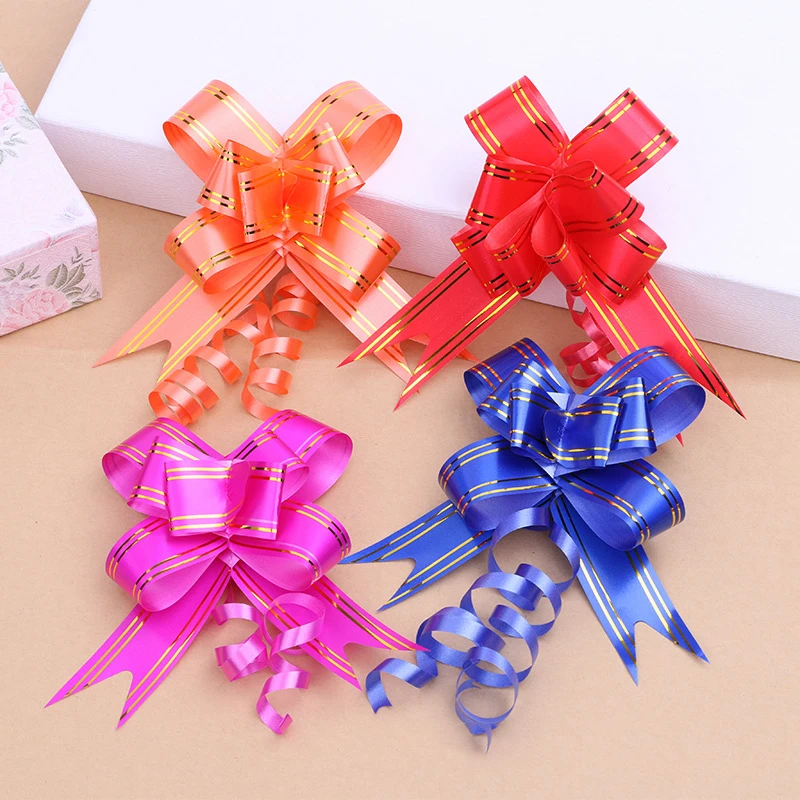Phnom Penh Hand Pull Flower Festive Decoration Butterfly Pull Flower Gift Box Packaging Wedding Car Phnom Penh Ribbon  bow