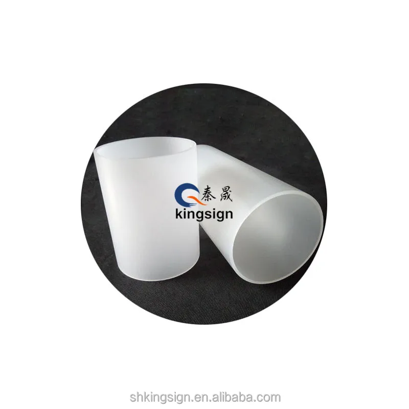 hot sale led lighting milk white diffusing plastic acrylic tubes pipes