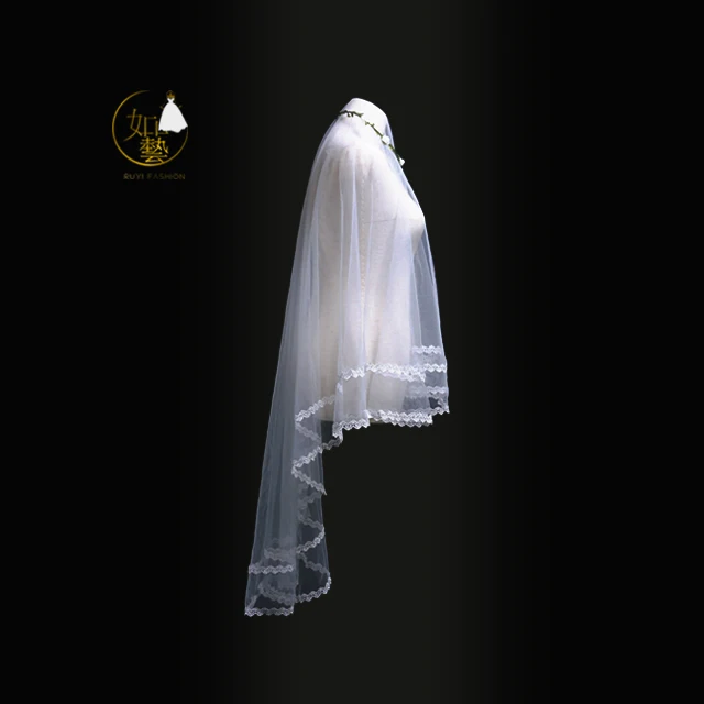 
Finger length Chapel Wedding Veil supplier 