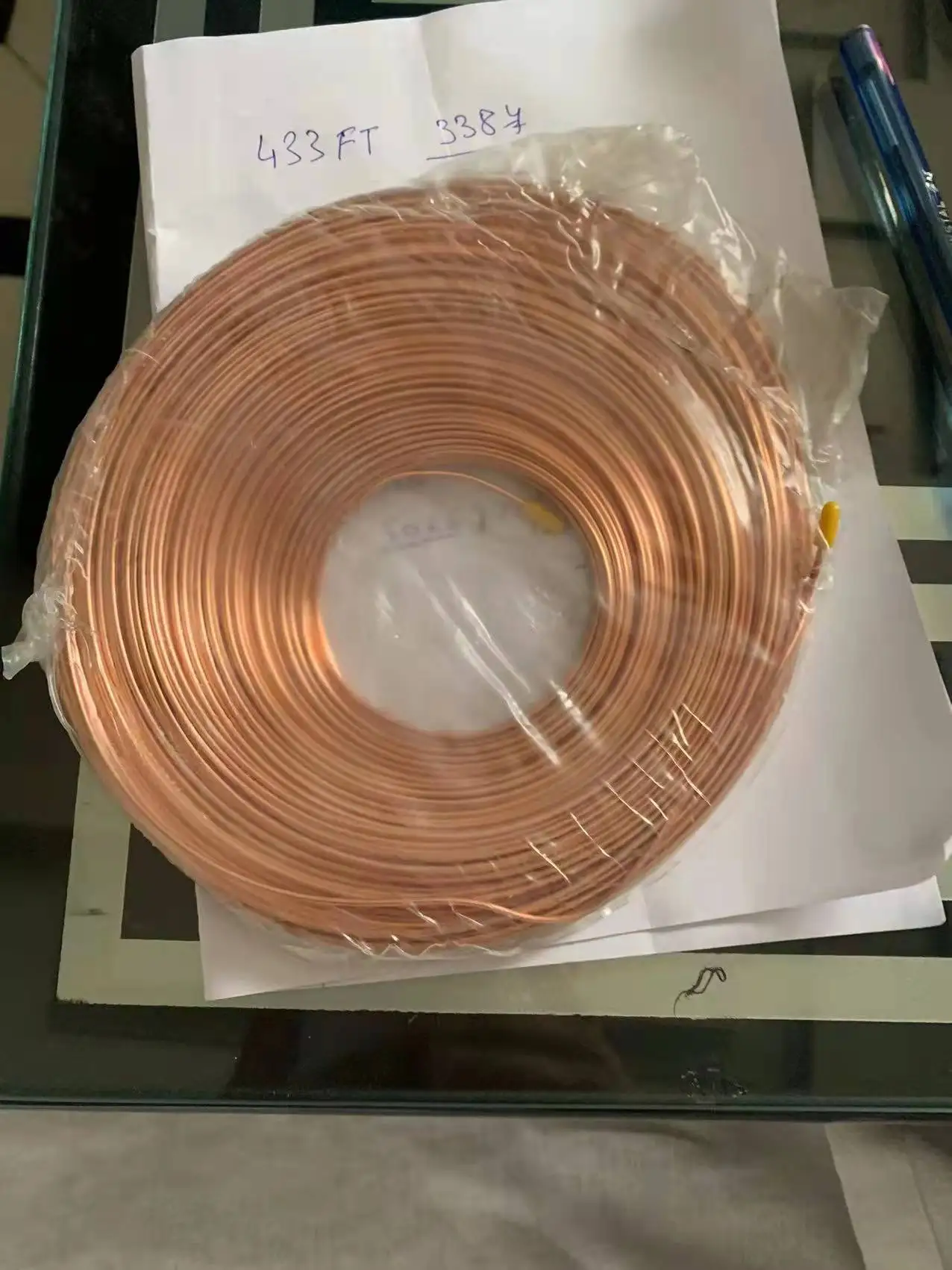 AISI   C12200  hollow Capillary Copper Coil Tube  Pipe brass tube copper pipe for refrigeration fields