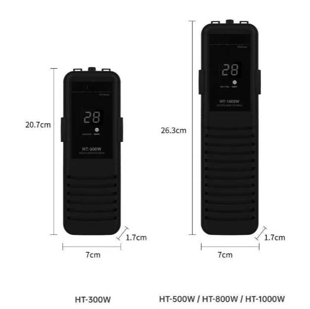 New Design Selling Best Mini Aquarium Heater Fish Tank Submersible Heater With digital display Fish Tank Heater