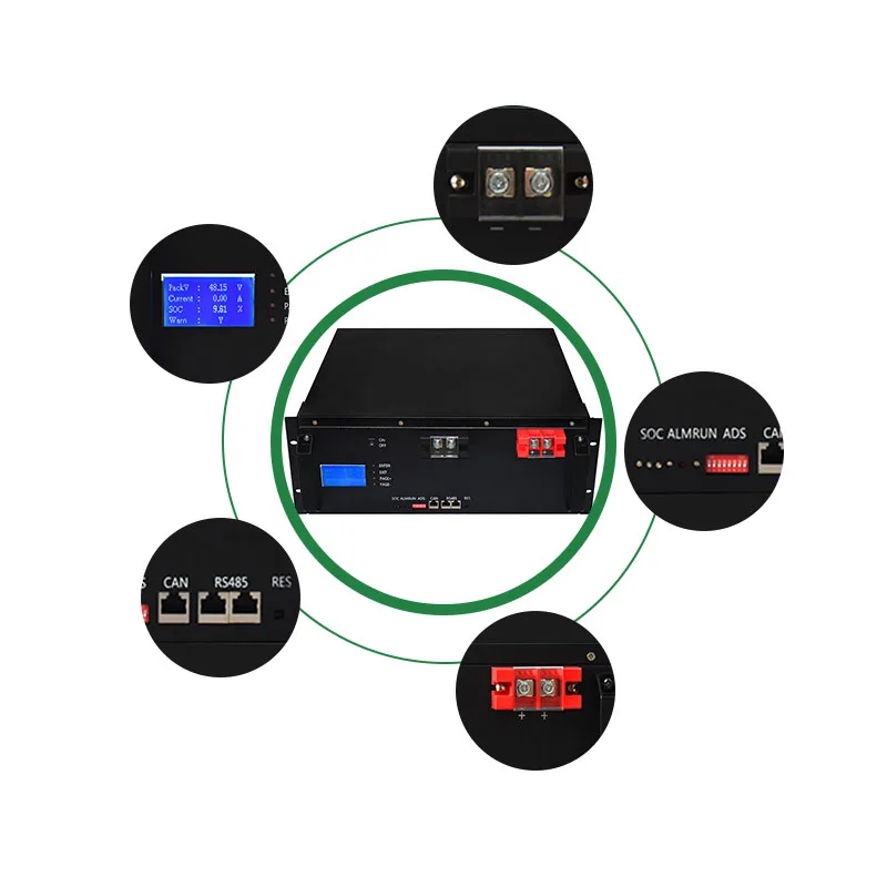 lifepo4 48v 51.2v 100ah 200ah 300ah solar lithium iron phosphate battery lithium lifepo4 battery