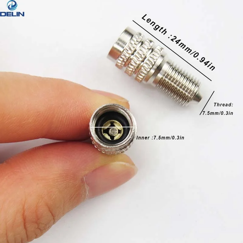 Trucks RV and Semis Double Seal Inflate Through Valve caps