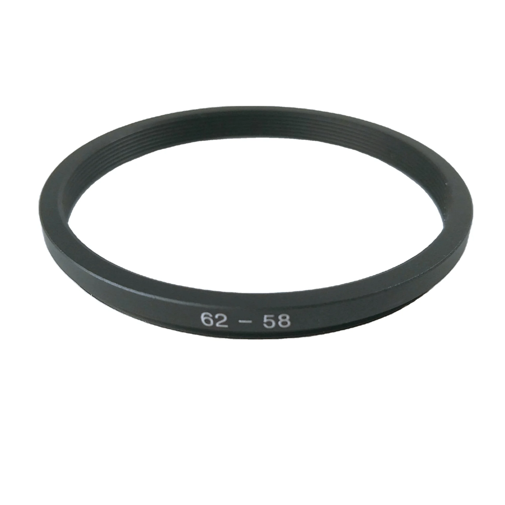 massa Photographic Equipment digital camera accessories CNC machining  black 62mm to 58mm camera lens filter adapter ring