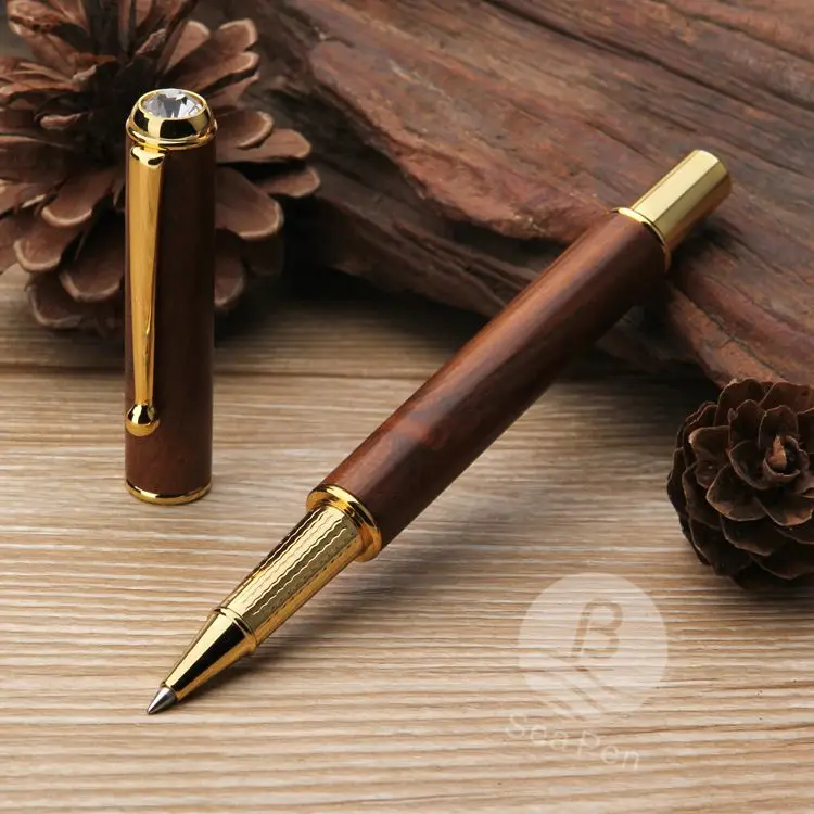 Seapen Can Make Mahogany Roller Pen to Supply Mahogany Furniture Gifts Mahogany Fountain Pen Wood Gift Pen with Logo Custom