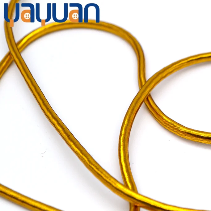 Clothing accessories rope can be used for clothing decoration or fixation of high-end products can be customized
