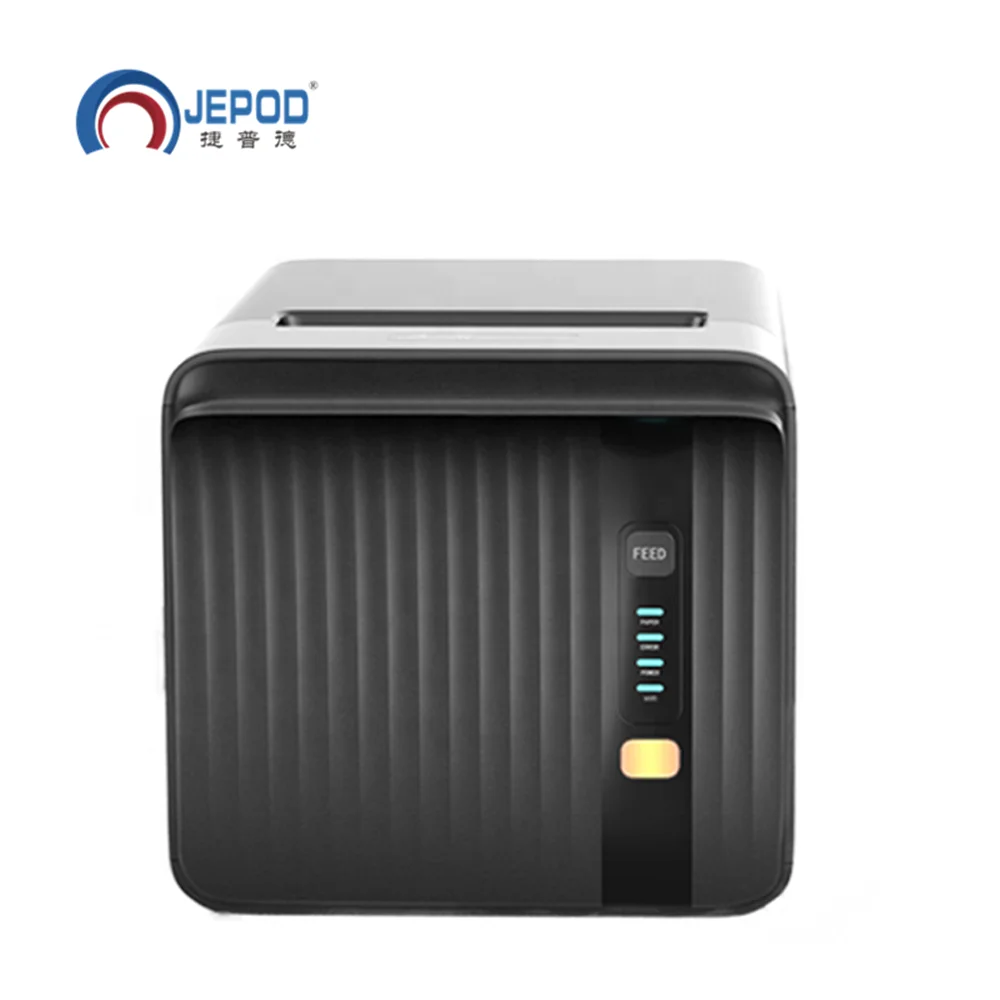 JEPOD JP-P80A POS 80mm Ticket Thermal Printer USB Cable Marker Sleeve/tube