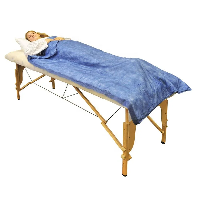 Bulk Production Manufacturer Disposable Non Woven Blanket Bedridden Single Use Quilt Keep Patient Client Comfortable And Warm
