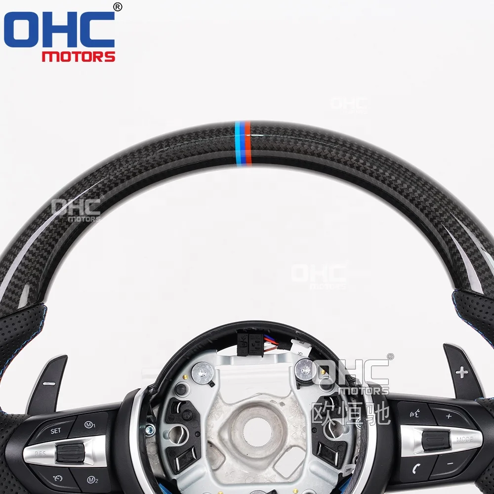 Углеродное волокно Рулевое колесо для Bmw рулевое F 30 F30 1 серии F20 F22 F25 F33 F36 X5 F15 X6 F16 F48 F31