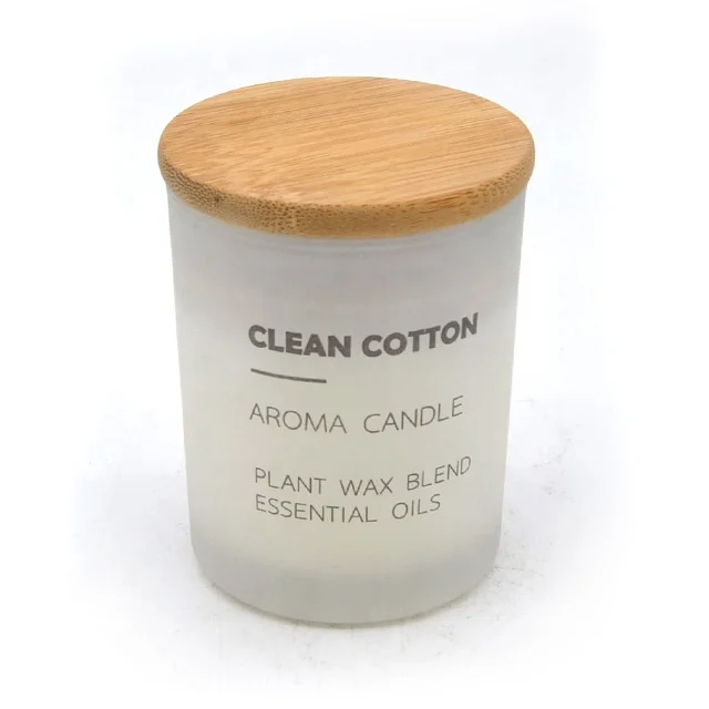 LA07M glass jar candles wholesale luxury private custom label massage scented candle gift set for home decor