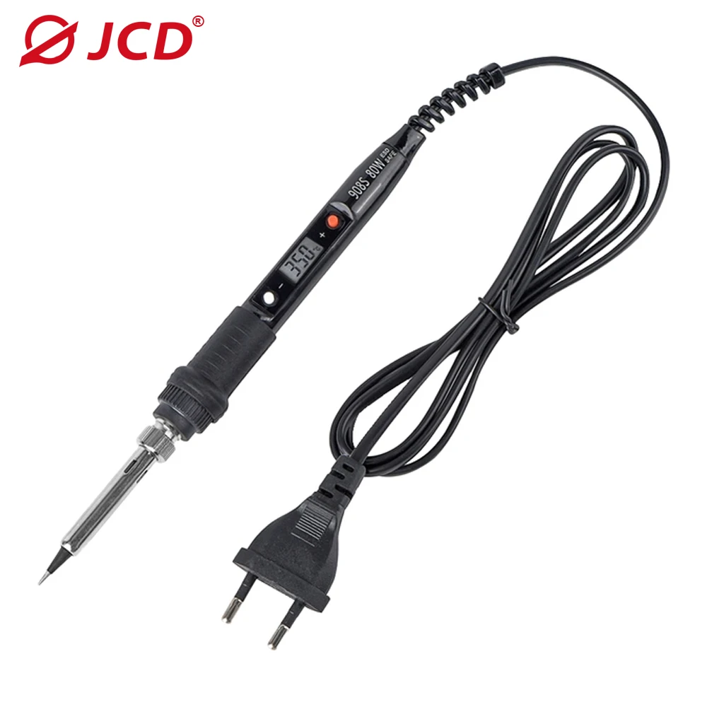 JCD 908S-BBH 80 Вт паяльник электрическая цифровая паяльная станция 220 В 110 Регулируемая температура сварочные ПАЯЛЬНЫЕ НАКОНЕЧНИКИ