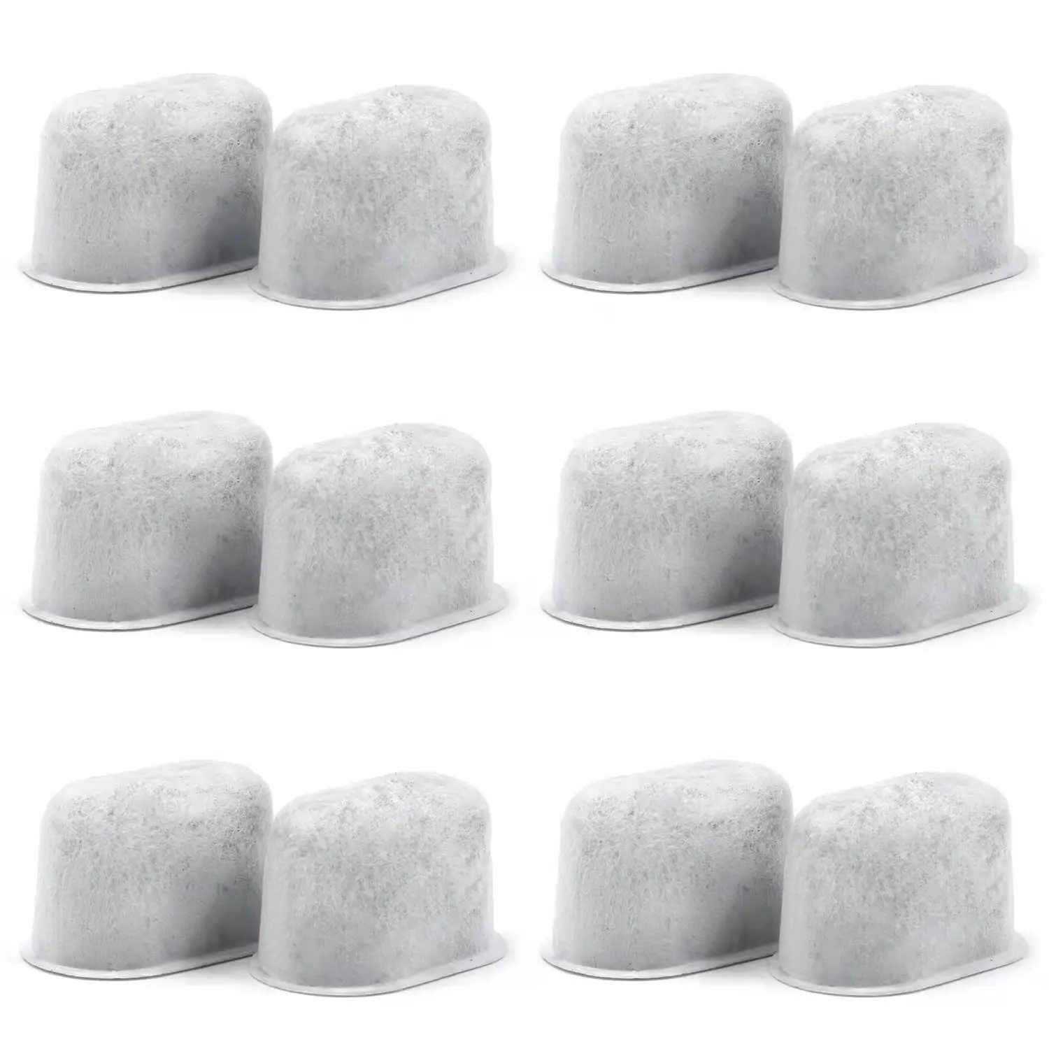 Food safe coffee makers activated cartridge set of 6 charcoal water filter for Brevile water filters