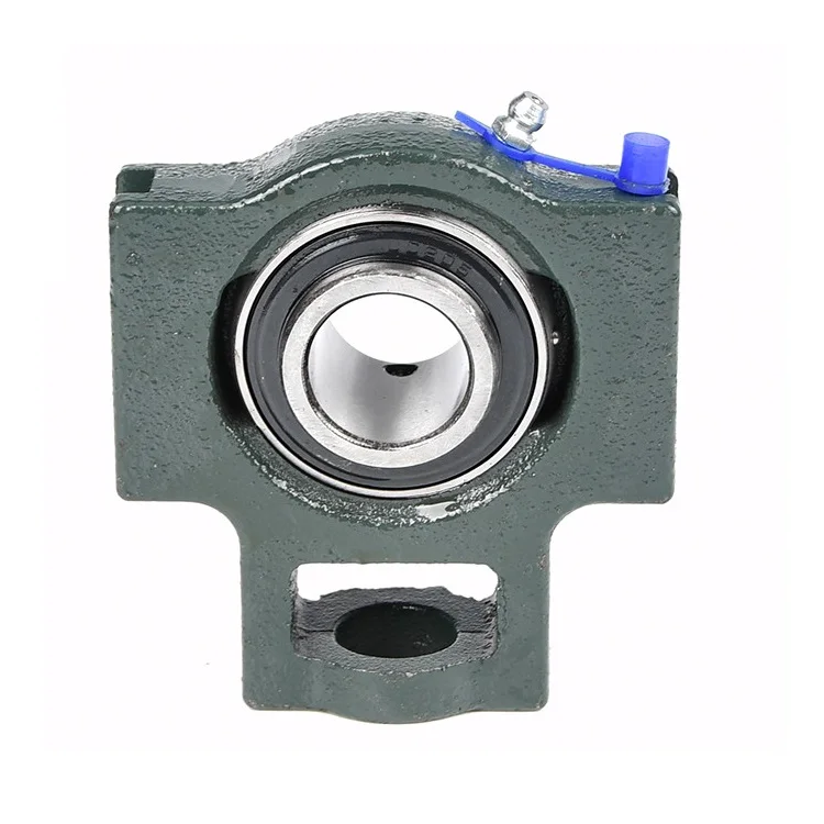 Heavy duty ball bearing uct209 with sliding block seat of spherical roller bearing