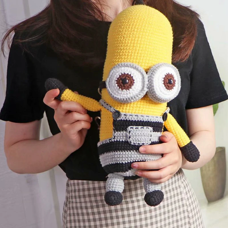 4 Strands Combed Milk Cotton Yarn Knitting Yarn DIY Doll Crochet Yarn Accessories Knitting Bag