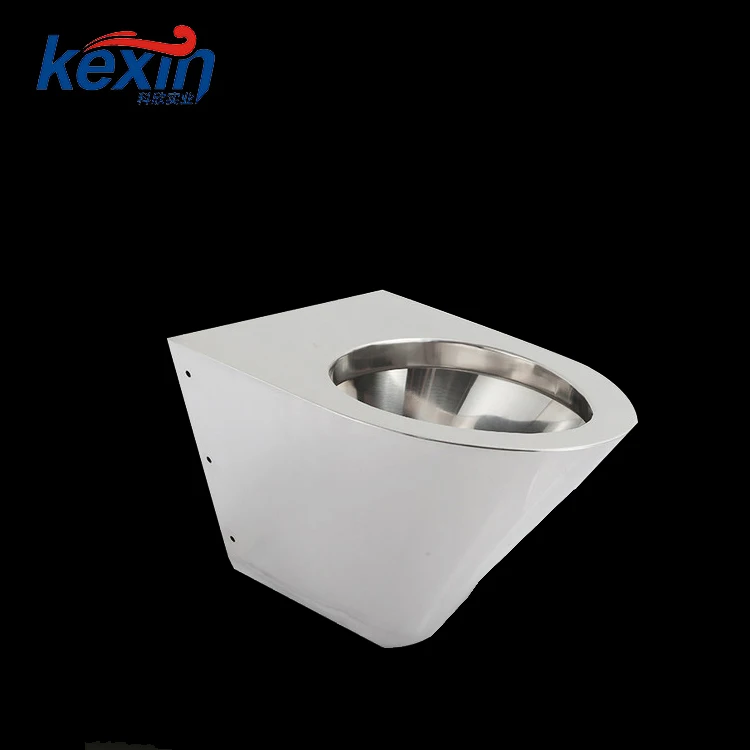 
Factory Manufacture Portable Public One Piece Stainless Steel Prison Western toilet 