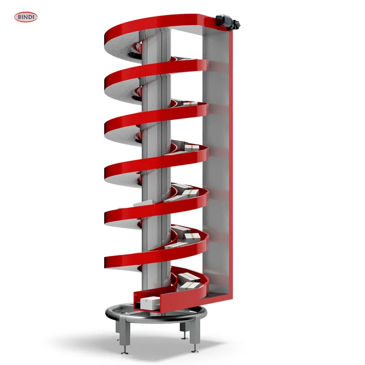 High Grade Stainless Steel Screw Elevator Conveyor For Packaging