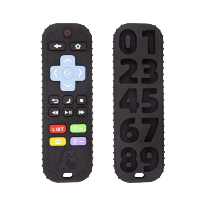 New BPA Free Baby Chew Toys Soft TV Remote Control Teething Toys Silicone Remote Control Shape Teether Toys For Newborn Toddler