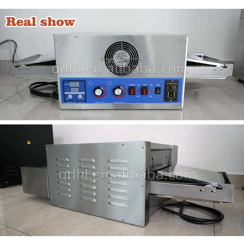 Henglian New Product Automatic Delivery Pizza Oven Commercial Pizza Tunnel Oven Electric Pizza Machine