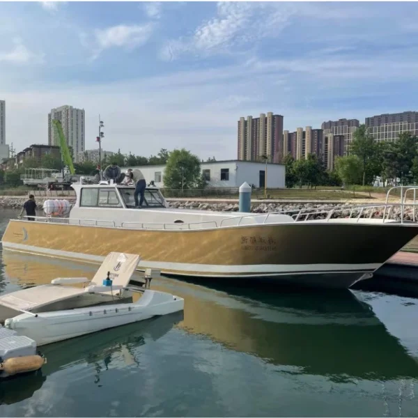 17.9m/58.7ft Luxury Alloy Yacht Fishing Boat with Diesel Inboard Engine MS Aluminum Veneer